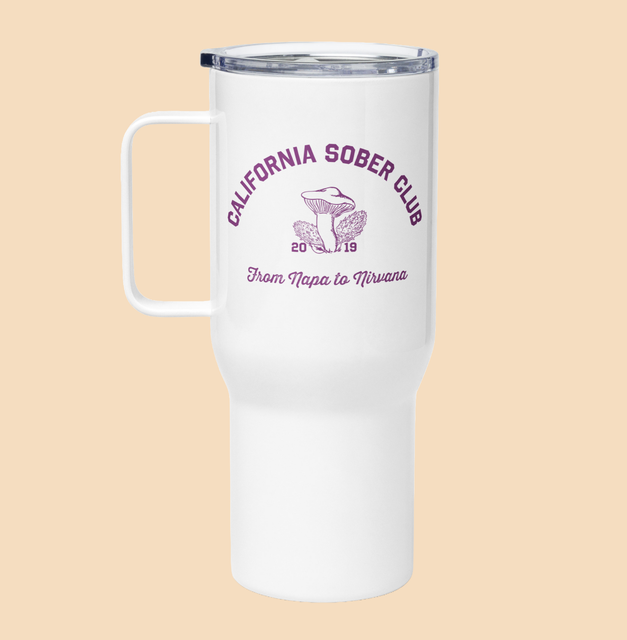 California Sober Travel Mug