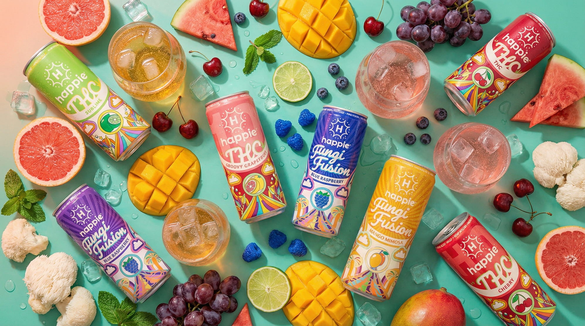 Happie beverage flavors