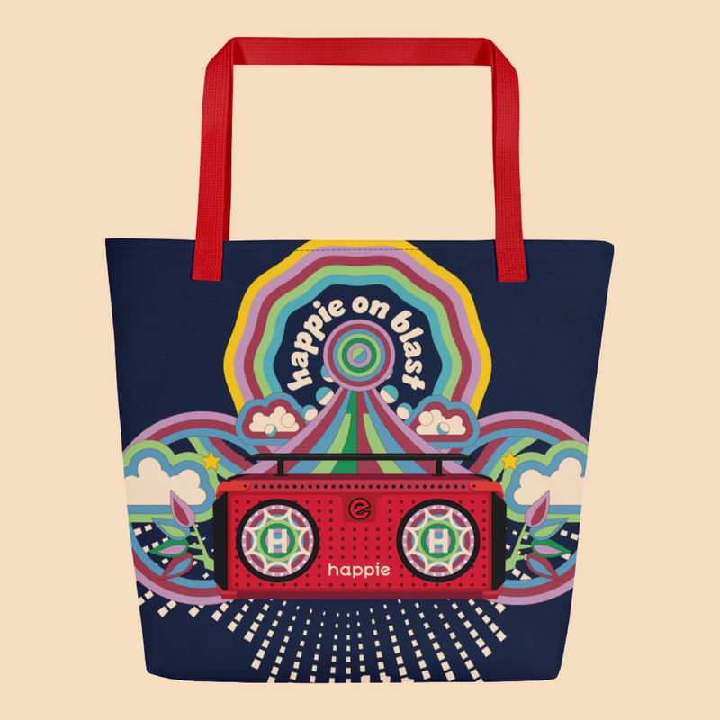 Happie On Blast Tote Bag