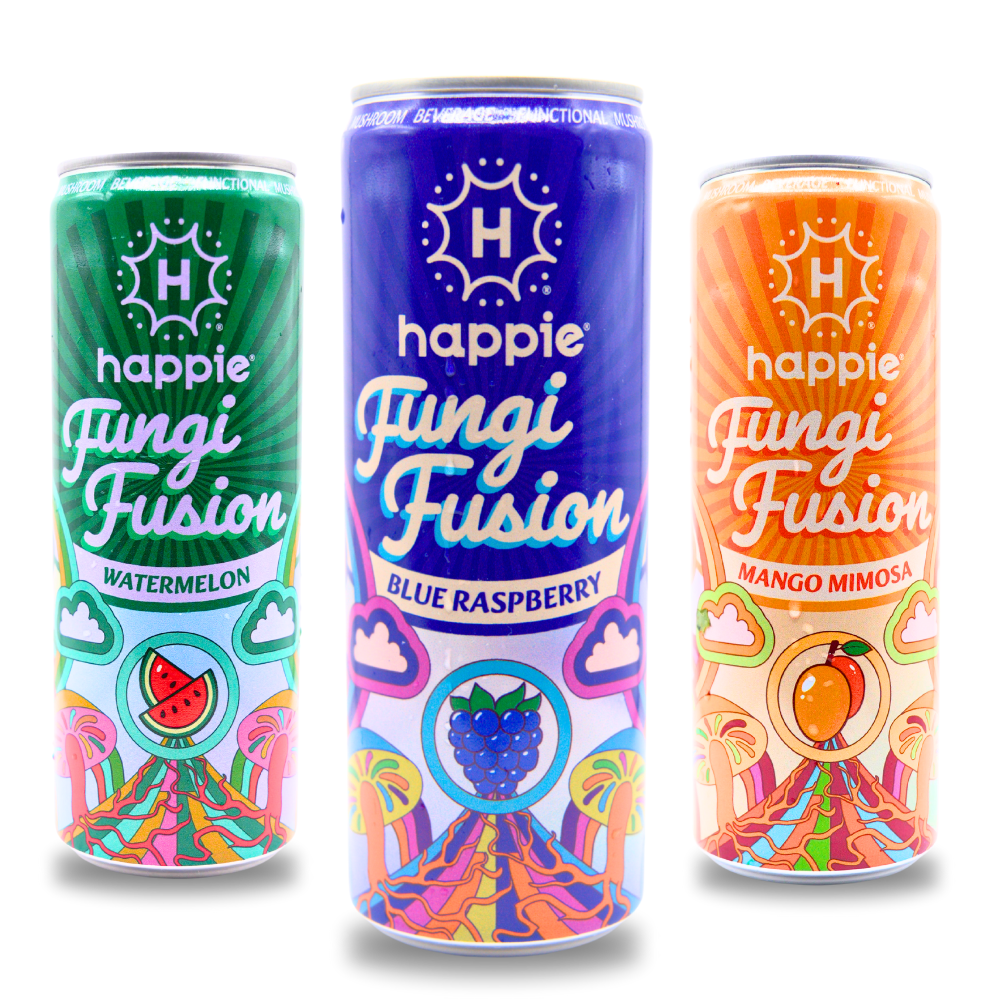 Fungi Fusion Mushroom Seltzer Sample Pack