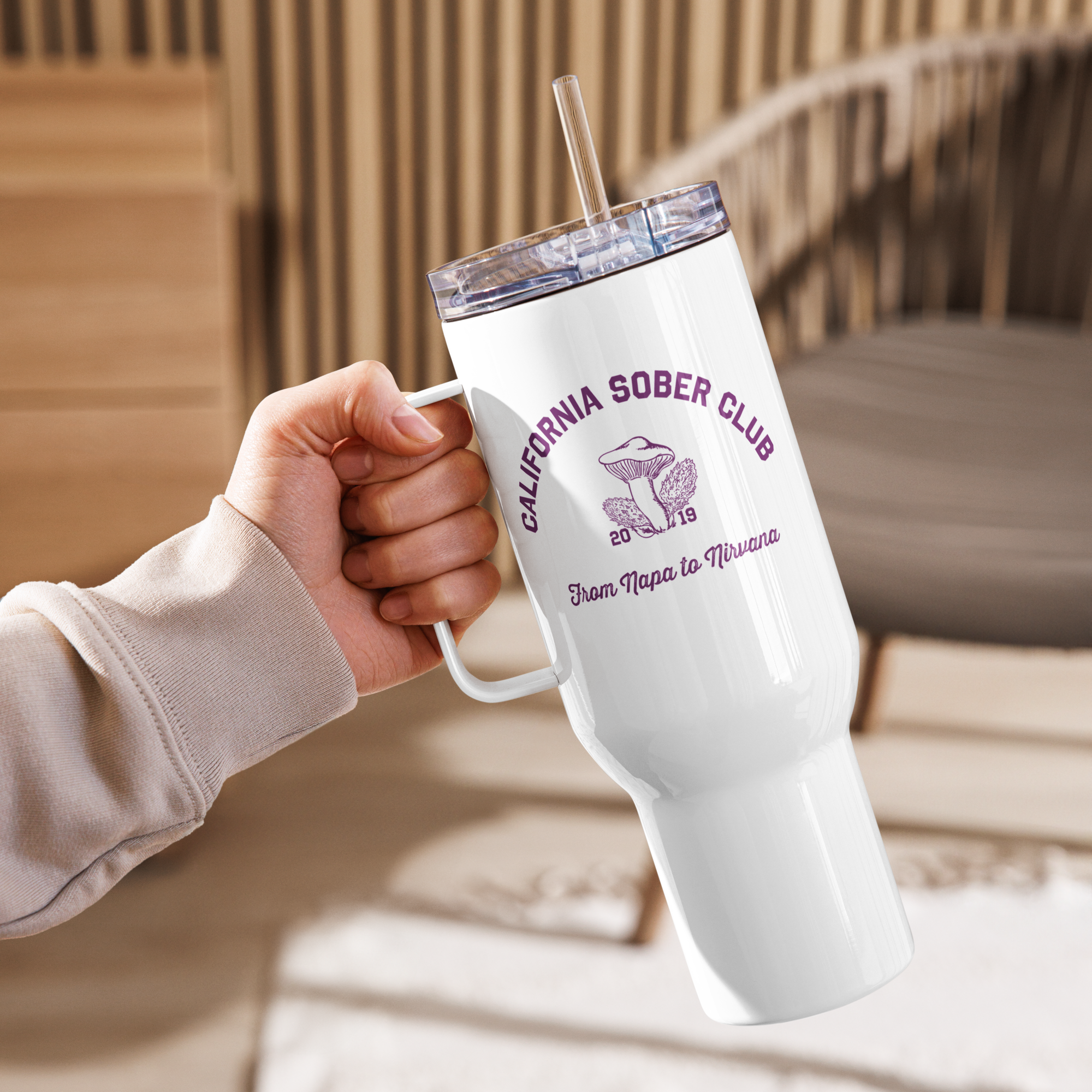 California Sober Travel Mug